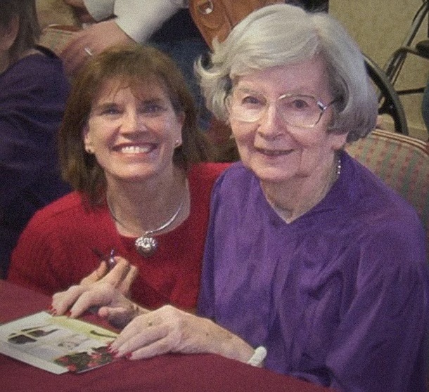 Angela Thomas with Aunt Grace